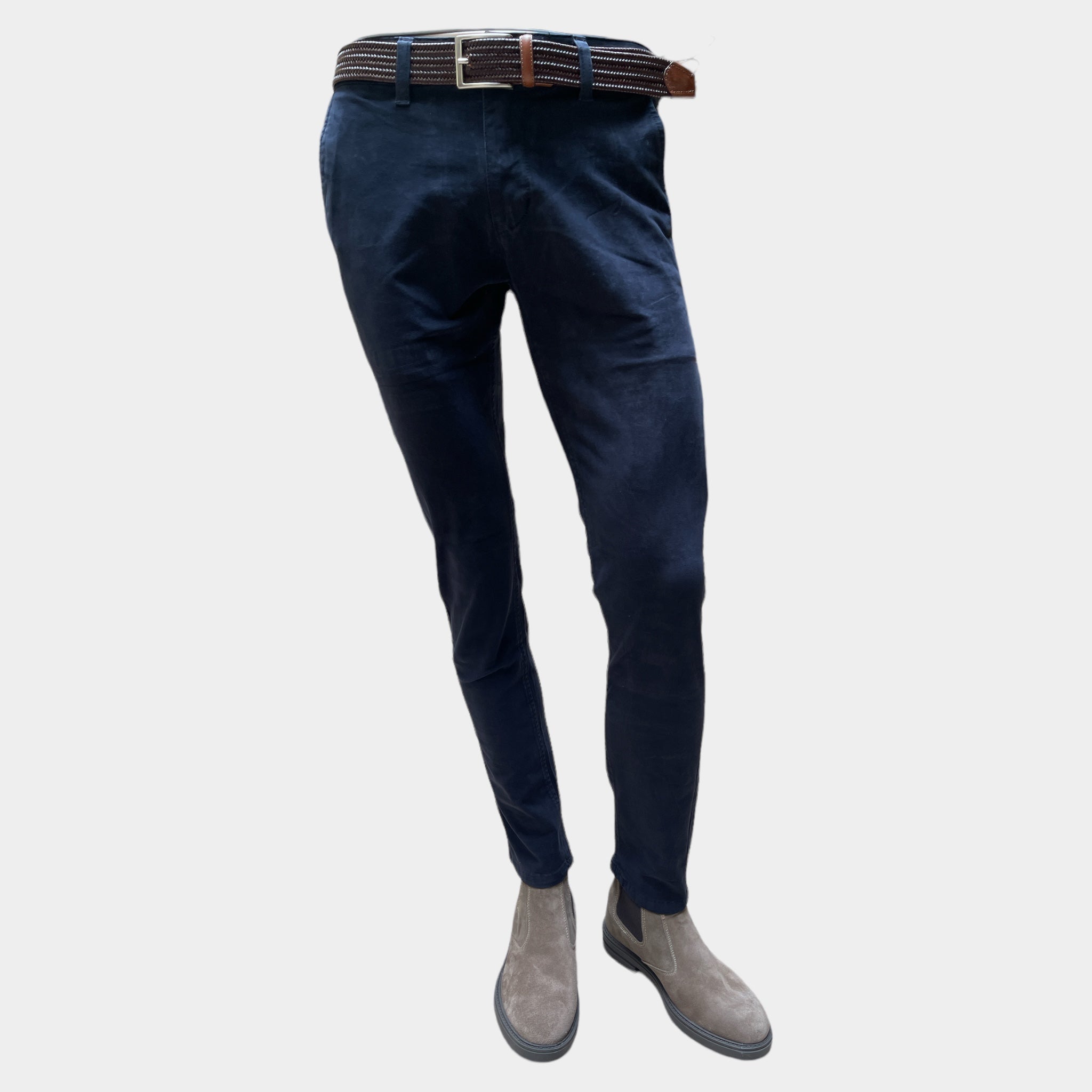 Pantalone Uomo Chinos Cotone Twill Unito